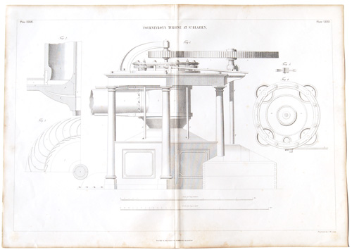 FOURNEYRON'S TURBINE AT ST. BLAZIEN